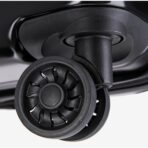 Troler de Calatorie, Embo, 56 x 35 x 22 cm, 4 Roti, Maner Reglabil, din ABS, cu Fermoar, Blocare cu Cod, Impermeabil, Model Astronaut, Roz - imagine 5