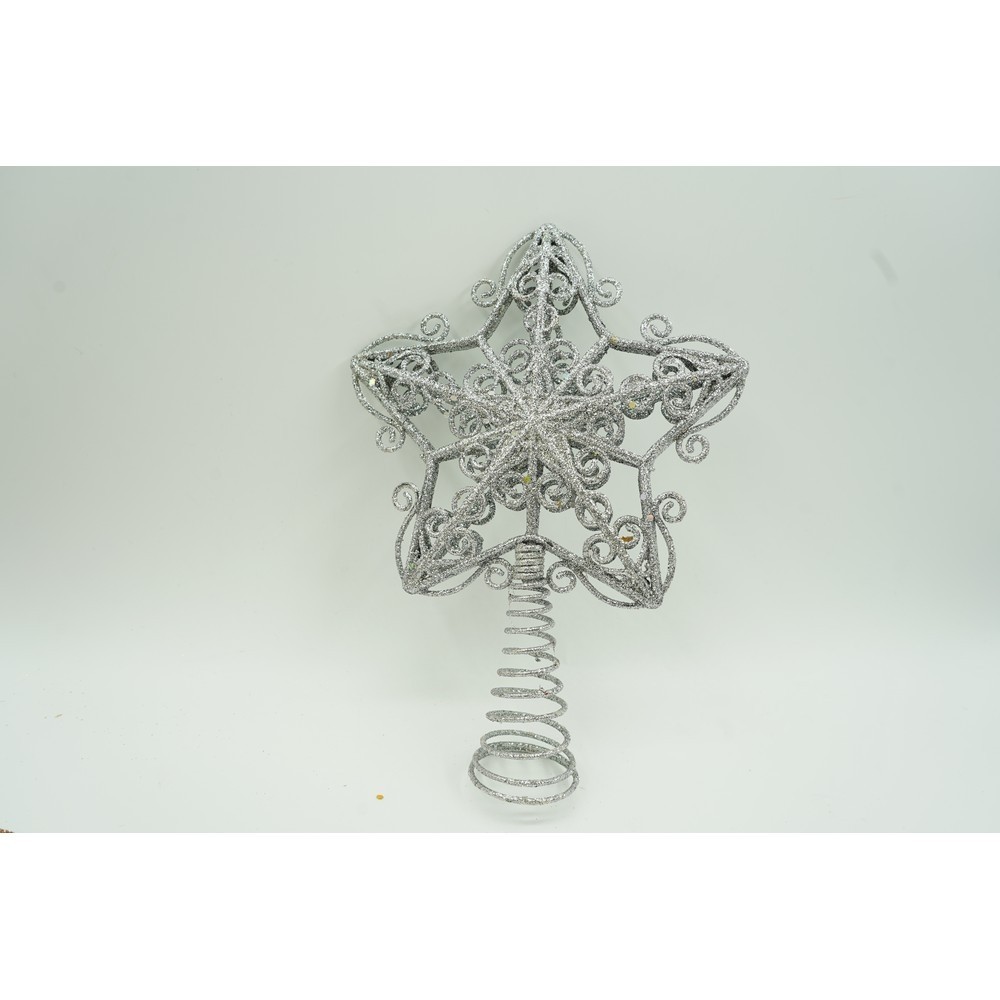 varf-decorativ-de-brad-argintiu-in-forma-de-stea-design-forjat-din-plastic-metal-14-5-cm-x-20-cm-int-61f1351aee2ea Varf decorativ de brad, Argintiu, in forma de Stea, design forjat, din Plastic/Metal, 14.5 cm x 20 cm, Interior/Exterior, Embo - imagine 6