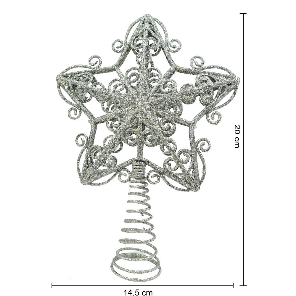 varf-decorativ-de-brad-argintiu-in-forma-de-stea-design-forjat-din-plastic-metal-14-5-cm-x-20-cm-int-61f1351b75dfa Varf decorativ de brad, Argintiu, in forma de Stea, design forjat, din Plastic/Metal, 14.5 cm x 20 cm, Interior/Exterior, Embo - imagine 9
