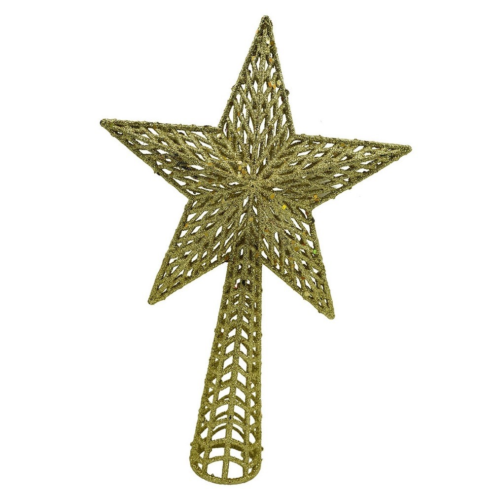 varf-decorativ-de-brad-auriu-in-forma-de-stea-cu-model-decupat-din-plastic-metal-18-cm-x-26-cm-inter-main-61f134d477df7 Varf decorativ de brad, Auriu, in forma de Stea, cu model decupat, din Plastic/Metal, 18 cm x 26 cm, Interior/Exterior, Embo - imagine 1