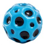 Minge Saltareata Hiperelastica, Embo, Space Moon Ball foarte Elastica, Antistress pentru Copii, Diametru 66 mm, Albastru