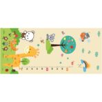 Covoras pentru Copii, Embo, cu 2 Fete, Model ZOO/Ursulet, din XPE+PE, Impermeabil, Antiderapant, Protectie Termica, +3 Luni, Pliabil, 150 x 200 x 1.5 cm, Multicolor - imagine 2