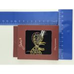 Brosa Vintage, Jolie, Material Metal, Ambalaj Carton, Dimensiune Brosa Aproximativ 4-6 cm, Model Fundita cu Flori, Multicolor - imagine 2