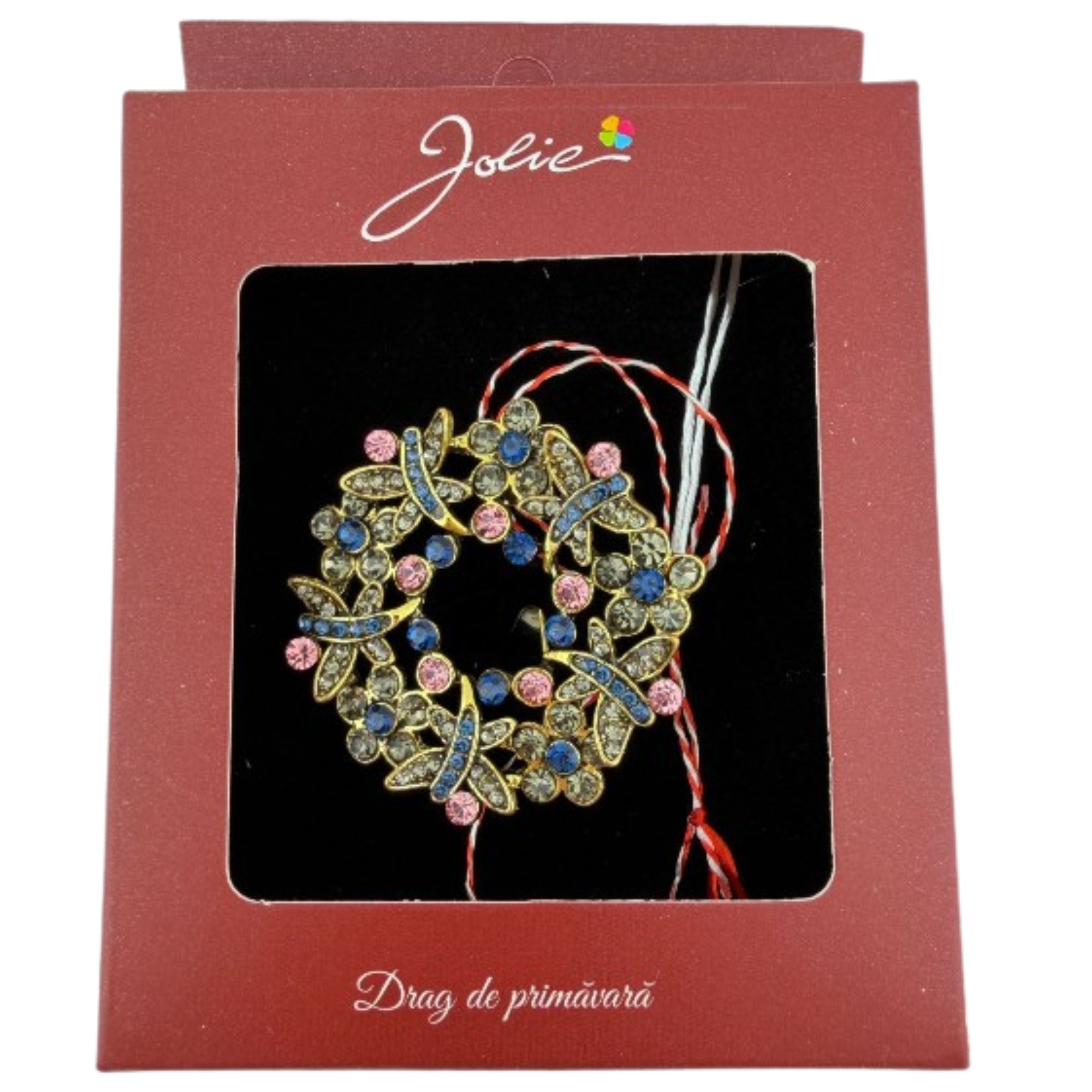 brosa-vintage-material-metal-ambalaj-carton-dimensiune-brosa-aproximativ-4-6-cm-in-functie-de-model-6960d37c2b45c Brosa Vintage, Jolie, Material Metal, Ambalaj Carton, Dimensiune Brosa Aproximativ 4-6 cm, Model Coronita cu Libelule, Multicolor - imagine 1