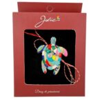 Brosa Vintage, Jolie, Material Metal, Ambalaj Carton, Dimensiune Brosa Aproximativ 4-6 cm, Model Broasca Testoasa, Multicolora