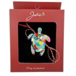 Brosa Vintage, Jolie, Material Metal, Ambalaj Carton, Dimensiune Brosa Aproximativ 4-6 cm, Model Broasca Testoasa, Multicolora