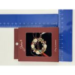 Brosa Vintage, Jolie, Material Metal, Ambalaj Carton, Dimensiune Brosa Aproximativ 4-6 cm, Model Coronita de Flori, Multicolor - imagine 2