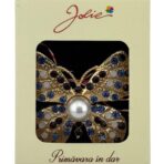 Martisor Brosa Medie, Jolie, Multicolora, Dimensiune Brosa 5 cm, Material Metal, Model Fluture - imagine 2